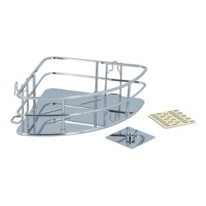 Wenko Quadro Turbo Loc Corner Shelf Chrome Wenko Quadro Turbo Loc Corner Shelf Chrome